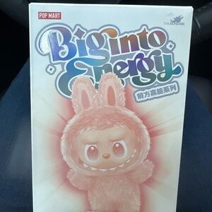 Pop Mart Biginto Energy Stuffed Animal - Pink